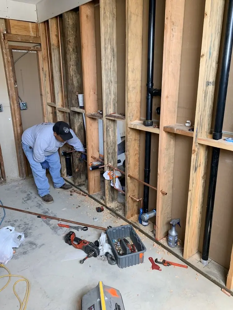 Commercial rough-in plumbing for Water Heater Replacement in Hampden South